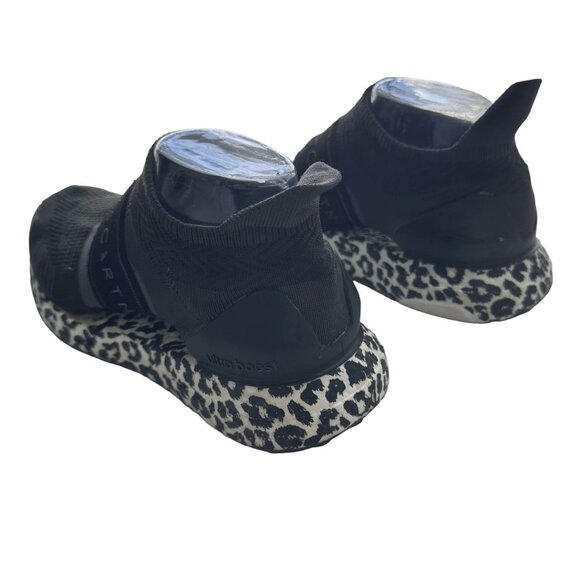 ADIDAS BY STELLA MCCARTNEY UltraBoost x 3D Sneakers Spellout 7.5 Leopard Black - Picture 7 of 12